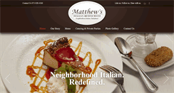 Desktop Screenshot of matthewsitalian.com
